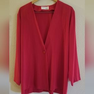 SG Sport womens red jacket size XL